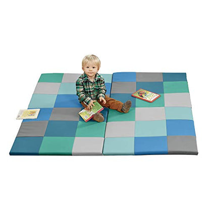  SoftZone Patchwork Activity Mat, Folding Playmat, Assorted