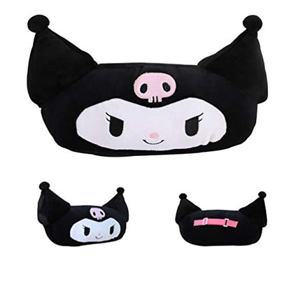  Kuromi Car Neck Pillow For Driving Cute Kuromi Plush Head Neck Rest Comfortable