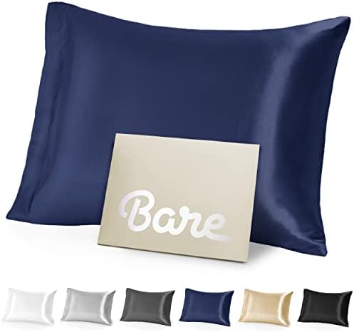  Silk Mulberry Pillowcases - Standard/Queen Size - For Hair And Skin - Grey Pillowcases - Easy Care - 100% Pure Premium Mulberry Silk - Zipper Closure (Standard, Grey)