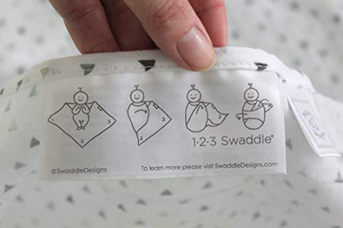  SwaddleDesigns Cotton Muslin Swaddle Blankets, Set Of 4, Pastel Pink Butterflies And Posies, 46x46 Inch (Pack Of 4)