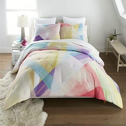  Queen Bedding Set - 3 Piece - Cordoba Contemporary Comforter Set With Queen Comforter And Two Standard Pillow Shams - Machine Washable