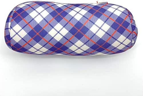  Bookishbunny Microbead Cylindrical Bolster Roll Pillow 14" X 6" (Daisy-Navy)