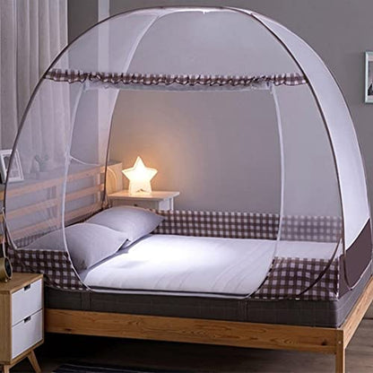  Mosquito Net For Bed L80xW72xH60 Inch Large Folding Mosquito Netting With Net Bottom,Suit For Twin To King Size Bed Pop-Up Mosquito Net Tent For Bed Baby Adults Trip