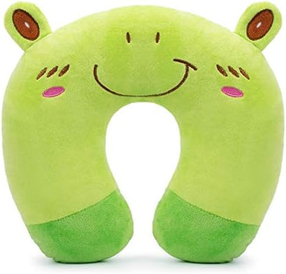  GLCS GLAUCUS Kids Travel Pillow For Airplane Car Seat Cute Animal Neck Pillow Comortable U Shaped Head Chin Support Pillow Travel Essentials For Toddlers Adults Road Trip Strawberry