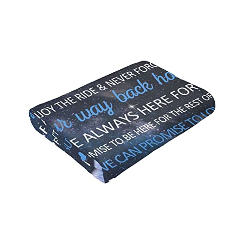  O My Son Blanket From Dad And Mom Lion Ultra Soft Flannel Throw Blankets For Couch Bedroom Sofa Warm Blanket Positive Encourage And Love Birthday Gifts 50x60 Inch