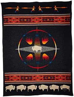  Pendleton Unisex Jacquard Muchacho Kids Blanket, Sunrise Eagle, One Size