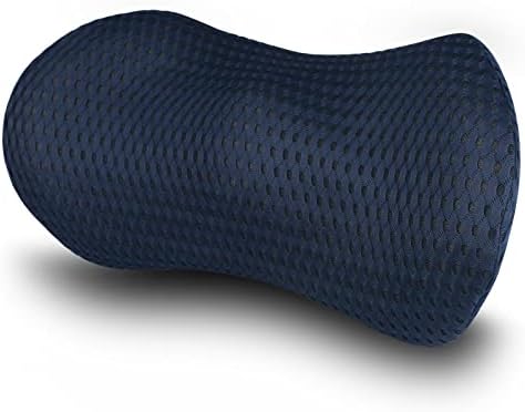  BUILOG Lumbar Support Pillow For Office Chair,Car Seat Lower Back Support Memory Foam,Lower Back Pain Relief Lumbar Pillow For Sleeping Rest,Travel,Couch