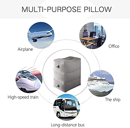  Inflatable Adjustable Three Layers Height Rest Pillow For Travel (E4)