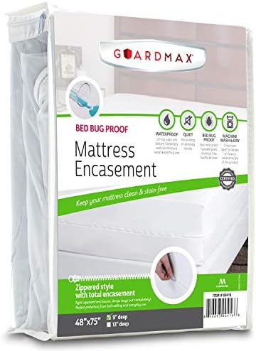  Queen Mattress Protector Cover Zippered | 100% Waterproof Bed Bug Encasement | Soft, Hypoallergenic And Breathable | Queen Size (60"x80")