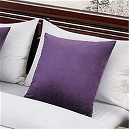  QFWMCW Hotel Bedding Bed Scarf Velvet Bed Runners & Scarves Bed Decorations Solid Purple Full 19inchX82inch