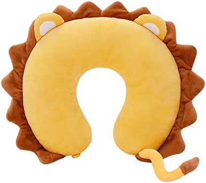  GLCS GLAUCUS Kids Travel Pillow For Airplane Car Seat Cute Animal Neck Pillow Comortable U Shaped Head Chin Support Pillow Travel Essentials For Toddlers Adults Road Trip Strawberry