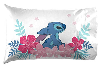  Jay Franco Disney Lilo & Stitch Paradise Dream Full Sheet Set - 4 Piece Set Super Soft And Cozy Kid’s Bedding - Fade Resistant Microfiber Sheets (Official Disney Product)