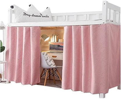  Qubanda Dorm Home Solid Thicken Bunk Blackout Bed Curtains Cloth Bed Canopy Students Single Sleeper，2panel