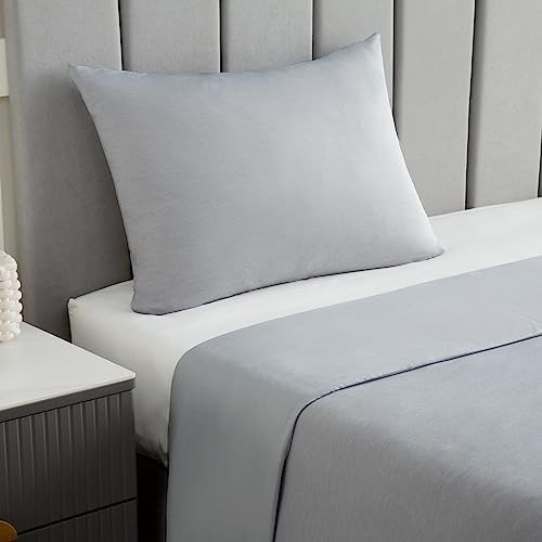 EXQ Home Cooling Cover 90x90-Queen Size Premium Soft Duvet Cover For Weighted Blanket With Zipper,Machine Washable (Dark Grey,Duvet Cover Only)