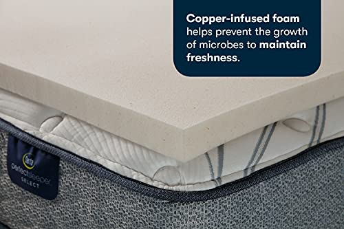  CopperGel 2-in Memory Foam Mattress Topper, Queen