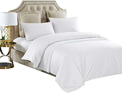  Silk Comforter For Summer With Cotton Shell, Silk Filled Comforter,Silk Quilt, Silk Duvet -Ultra Soft, Light Weighted-100% Top Grade Mulberry Silk, King Size, White