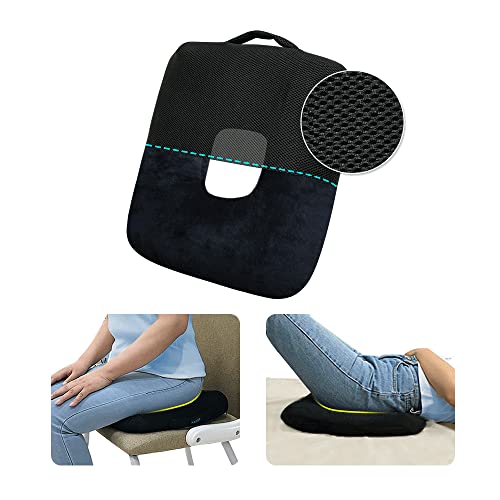  Donut Pillow Hemorrhoid Tailbone Cushion Doughnut Postpartum Pillow Sitting Donut Bed Sore Butt Pillows Prostate After Surgery Recovery Medical Ear Head Pressure Relief Cushions Chair Seat (Large)
