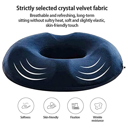  Donut Pillow Seat Cushion Orthopedic Design, Hemorrhoid Treatment Tailbone Cushion, Large Seat Cushion For Prostate/Pregnancy/Bed Sores/Coccyx/Sciatica For Office Chair Car Or Travel 1PC