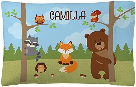  Lets Make Memories Personalized Pillowcase - Customized For Kids - Soft Fabric -Polyester - Standard Pillow Size - Unicorns Design - Personalized With Her Name - Sleep, Nap Girls Pillowcase