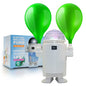  Lectric Balloon Pump And LED In One, Portable Dual Nozzle Electric Balloon Blower Pump Inflation For Decoration, Party
