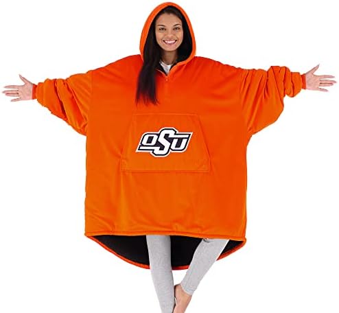  Riginal Quarter-Zip | University Of Florida Logo & Insignia | Oversized Microfiber & Sherpa Wearable Blanket With Zipper, Seen On Shark Tank, One Size Fits All