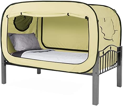  Op Up Privacy Tent For Indoor Use Bed Canopy For Sleeping Bed Tent Double Door With Mosquito Mesh Window