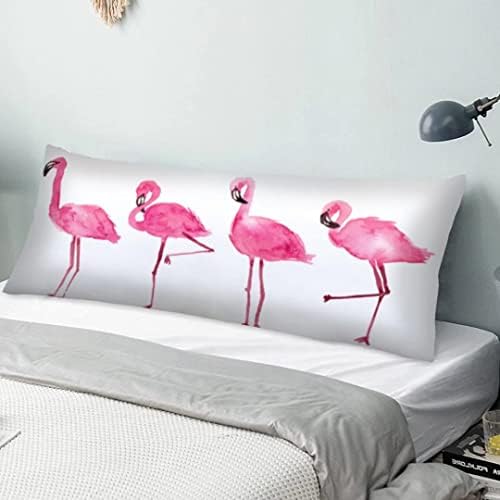  100 Dollar Bills Body Pillow Cover Funny USA Cash Current Money Us Dollars Long Pillow Case Protector With Zipper Rectangle Soft Large Pillow Cases Covers For Bedding,Couch,Sofa,Home Gifts 20"x54"