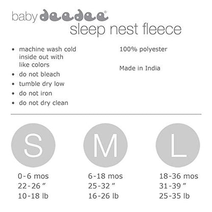  Baby Sleeping Bag Sack - Premium Polar Fleece, Indoor Wearable Blanket - Boys & Girls. Fits Infants, With Convenient Shoulder Straps For Safe & Comfortable Sleep, Mocha, Medium (6-18 Months)
