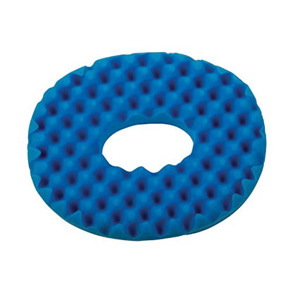  DMI 16-inch Convoluted Molded Foam Ring Donut Pillow Seat Cushion For Hemorrhoids, Back Pain, Tailbone Relief Cushion, Navy
