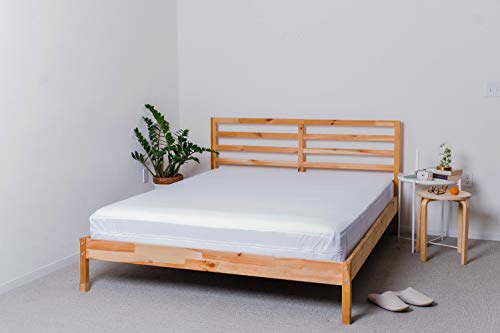  Mattress Encasement - Zippered Bed Bug Dust Mite Proof Hypoallergenic - Sleep Defense System - Queen - Waterproof - Stretchable - Standard 12" Depth - 60" W X 80" L