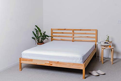  Mattress Encasement - Zippered Bed Bug Dust Mite Proof Hypoallergenic - Sleep Defense System - Queen - Waterproof - Stretchable - Standard 12" Depth - 60" W X 80" L