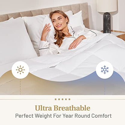  The Ultimate Fluffy Comforter Duvet - Luxury Down Alternative Comforter Queen Fluffy Duvet Insert Thick Comforter Premium All Season Breathable Hotel Collection Puffy Comforter