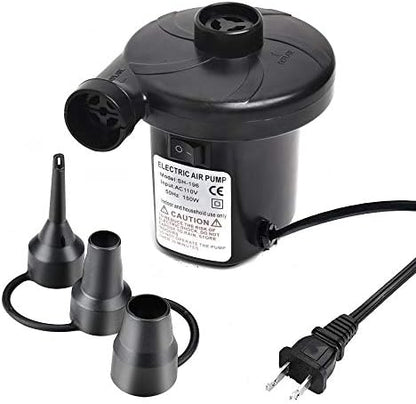  Battery Powered Inflator Deflator, Electric Quick-Fill Air Mattress Pump Small Blower For Blow Up Pool Toy Inflatables Raft Bed Boat (DC 12V)