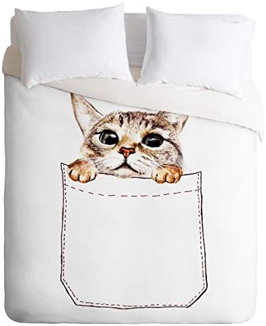  Society6 Anna Shell Winking Owl Comforter Set With Pillowcase(s), Twin, Brown