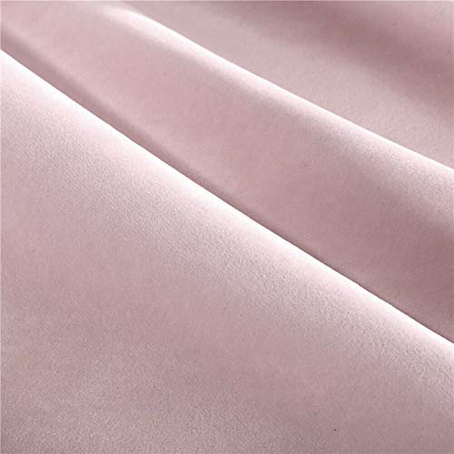  MaiYu-MY Luxury Velvet Solid Bed Runner Scarf Protector Slipcover Bed Decorative Scarf For Bedroom Hotel Wedding Room (Pink,50x260cm For 2.0m Bed)