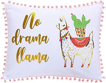  Levtex Home - Lima Llama Quilt Set - Full/Queen Quilt (88x92in.)+ Two Standard Pillow Shams (26x20in.) - Lots Of Llamas In White, Taupe, Orange, Green, Burgandy, Pink - Reversible - Cotton/Polyester