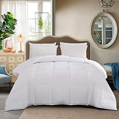  Queen Down Alternative Comforter Duvet Insert All Seasons Ultra Plush Microfiber Fill Goose Down Alternative Comforter Machine Washable