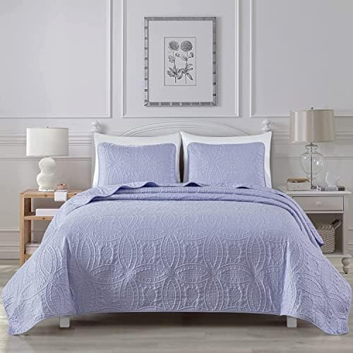  Austin 3-Piece Oversized Bedspread Coverlet Set (King, Khaki)