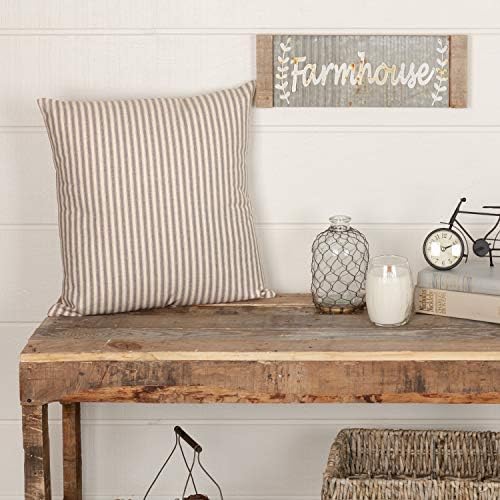  VHC Brands Boho & Eclectic Farmhouse Bedding-Grace White Sham, King (40488)