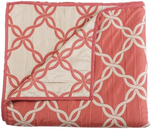  Master Home Products Belmont Reversible Bedspread, Twin, Sea Spray