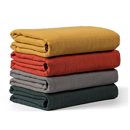  Viviland Swaddle Blanket, 100% Cotton Muslin Swaddle Blanket For Boys Girls, 4 Pack Baby Swaddle Blanket Muslin Swaddle Receiving Blanket For Newborn, Muslin Blanket Soft Silky Breathable, 47X47In