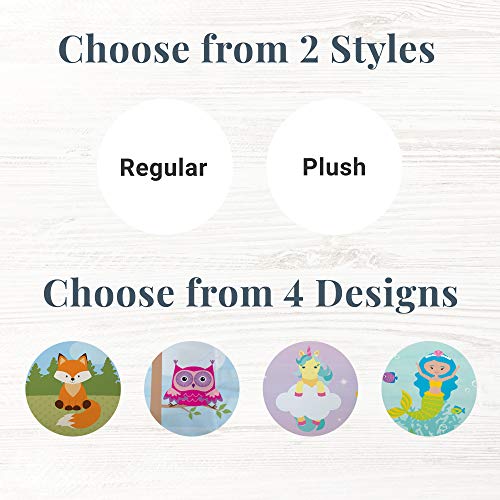 Lets Make Memories Personalized Pillowcase - Customized For Kids - Soft Fabric -Polyester - Standard Pillow Size - Unicorns Design - Personalized With Her Name - Sleep, Nap Girls Pillowcase