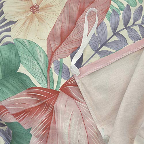  King Duvet Cover Set, 3pc Cotton Duvet Cover King Size 620 Thread Count, Soft King Cotton Duvet Cover, Colourful King Duvet Cover, Tropical Duvet Cover King Size, Wild Bloom