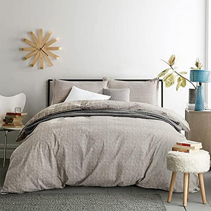  King Size Hotel Collections Super Soft Egyptian Cotton 3 Piece Modern Bedding Medallion Damask Duvet Cover Set-1000-Thread-Count Bedding Set 1 Duvet Cover And 2 Pillow Shams