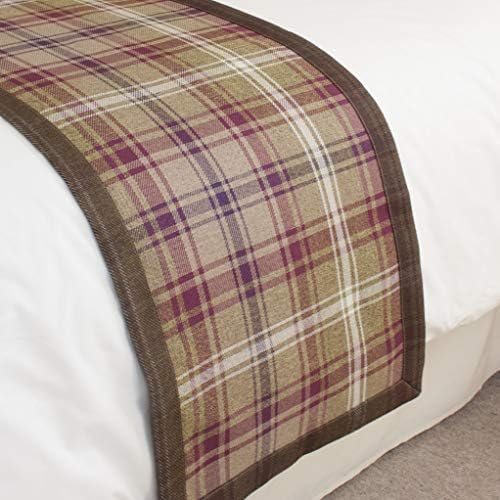  Artan Bed Runner To Fit Single Double & Kingsize Beds. Charcoal Grey 50 Cm X 165 Cm - 20 X 65 Inches Angus Range