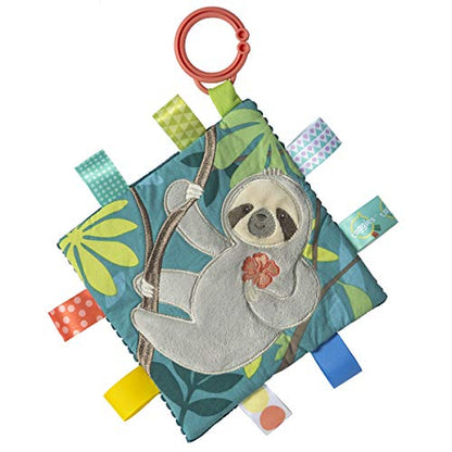  Taggies Soothing Sensory Stuffed Animal Security Blanket, Molasses Sloth, 13 X 13-Inches