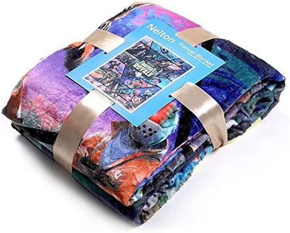  Nelton [60 X 80 Inches Plush Throw Fleece Blanket For Battle Royale, Lightweight Soft Plush Fluffy Warm Cozy – Perfect For Bed, Sofa