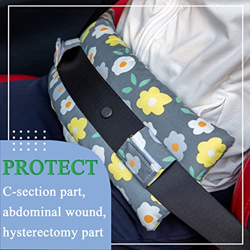  Cococar Mastectomy Recovery Pillow, Post Surgery Seat Belt Pillow For Post Breast Cancer Surgery Or Open Heart Surgery, Soft Lumpectomy Pillow, Chemo Port Pillow, Hysterectomy Recovery Pillow