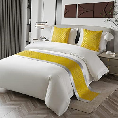  Hotel Bed Runners Scarf Bed Scarves For King Size Bed Modern Bed End Throw Home Decoration Bedding Scarf Protection Bed Spread Bed Decor Scarf For Queen,Double,Single,King Size Bed