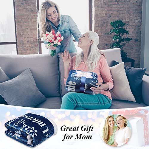  Home I Love You Mom Blanket – Meaningful Mom Blanket, Mother’s Day Present Ideas, 60x50 (Sherpa, Blue) - Mom Birthday Gifts, Mothers Day Blanket Gifts, Mom Gifts From Daughters